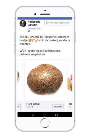 Facebook Awareness campaign Lietaert bakery
