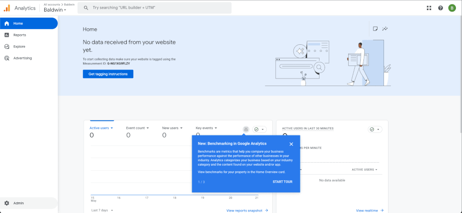 Google Analytics account permissions