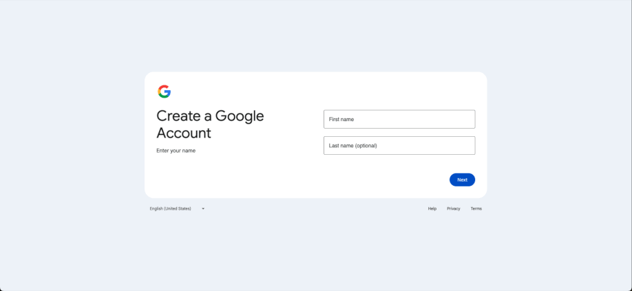 create-google-account